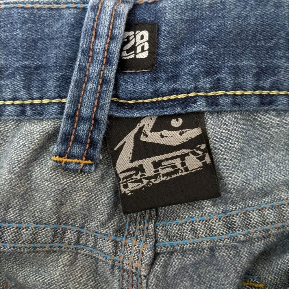 Rusty 90's Style Wide Leg High Waist Jeans 28